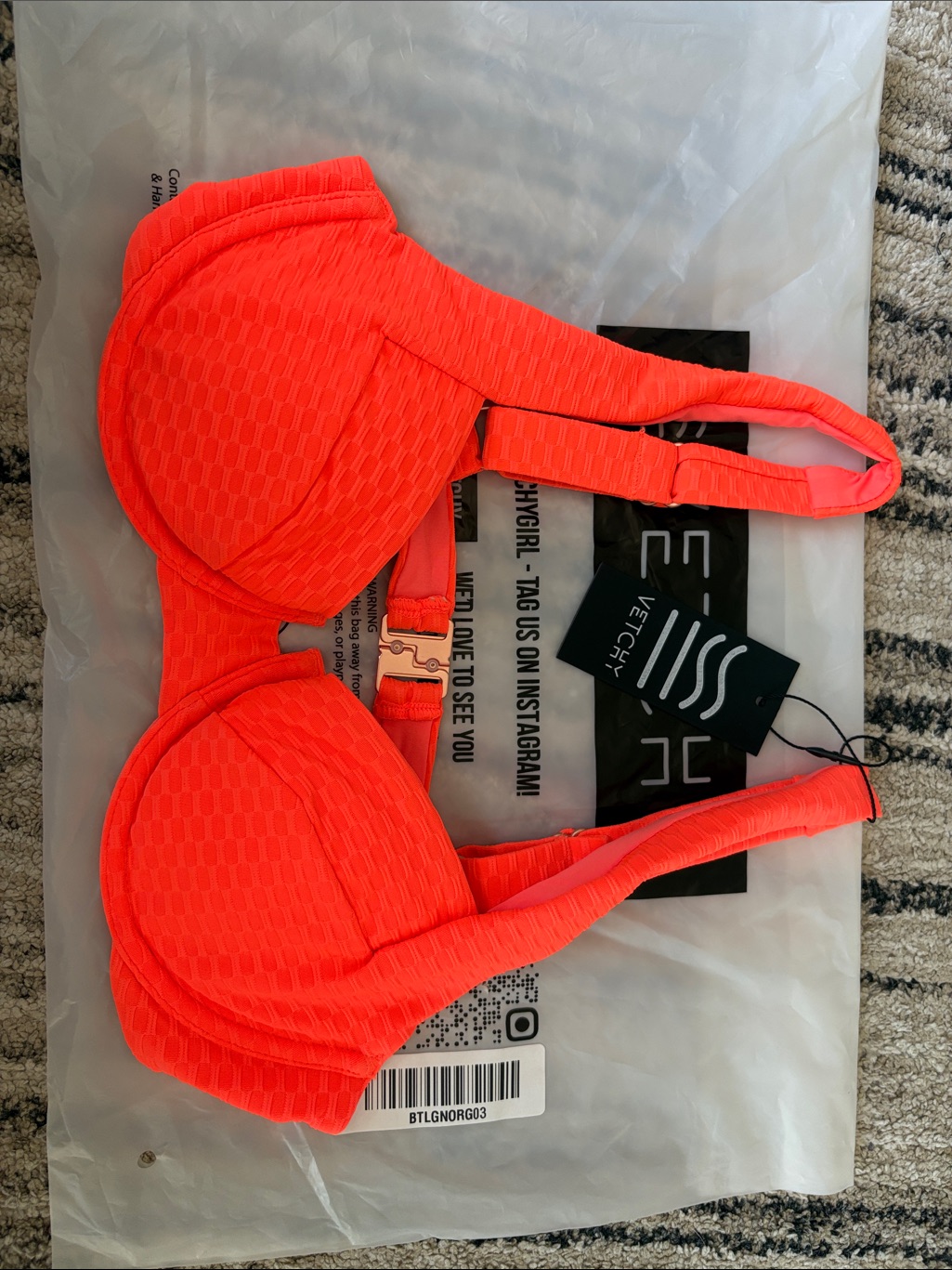 Vetchy Laguna Bikini Orange Top — image 5 of 5